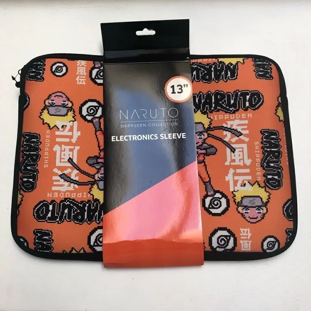 Naruto Shippuden Naruto 8-Bit Sprite Laptop Sleeve